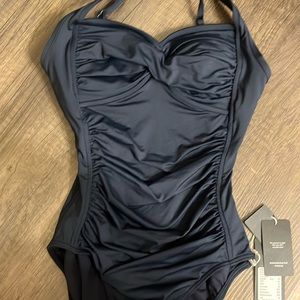 SEAFOLLY "Goddess" Twist Bandeau True Navy Swimsuit  🏖️ NEW WITH TAGS…